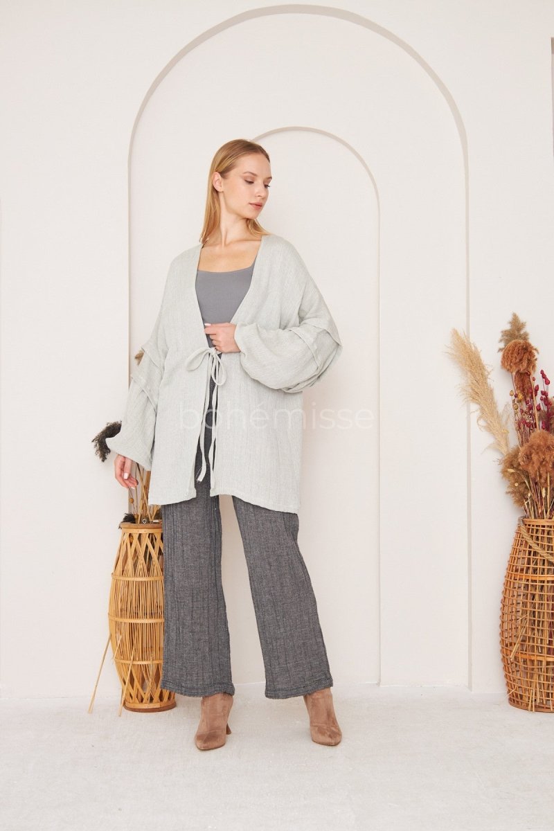 Cozy Boho Kimono and Pants Set - ##option2Boho Matching SetsXSCozy Boho Kimono and Pants Setbohémisse