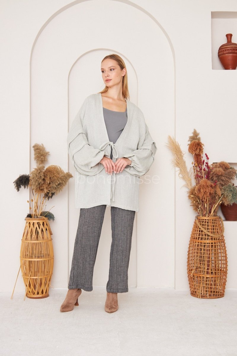 Cozy Boho Kimono and Pants Set - ##option2Boho Matching SetsXSCozy Boho Kimono and Pants Setbohémisse