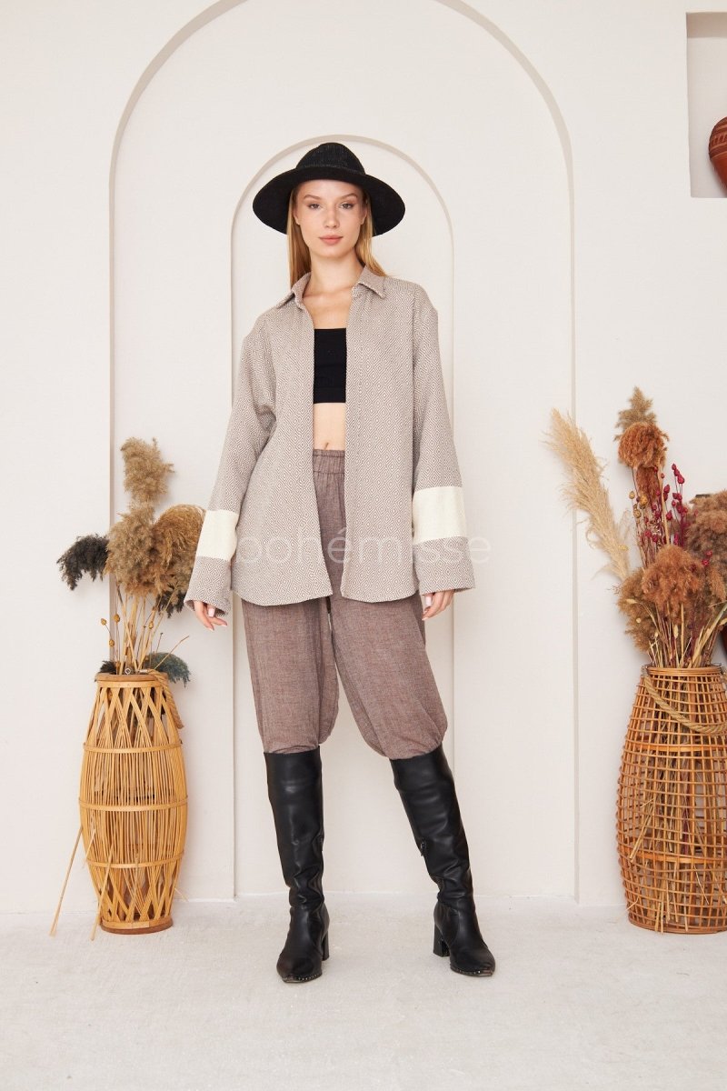 Cuddle Comfort Boho Kimono and Pants Set - ##option2Boho Matching SetsXSCuddle Comfort Boho Kimono and Pants Setbohémisse