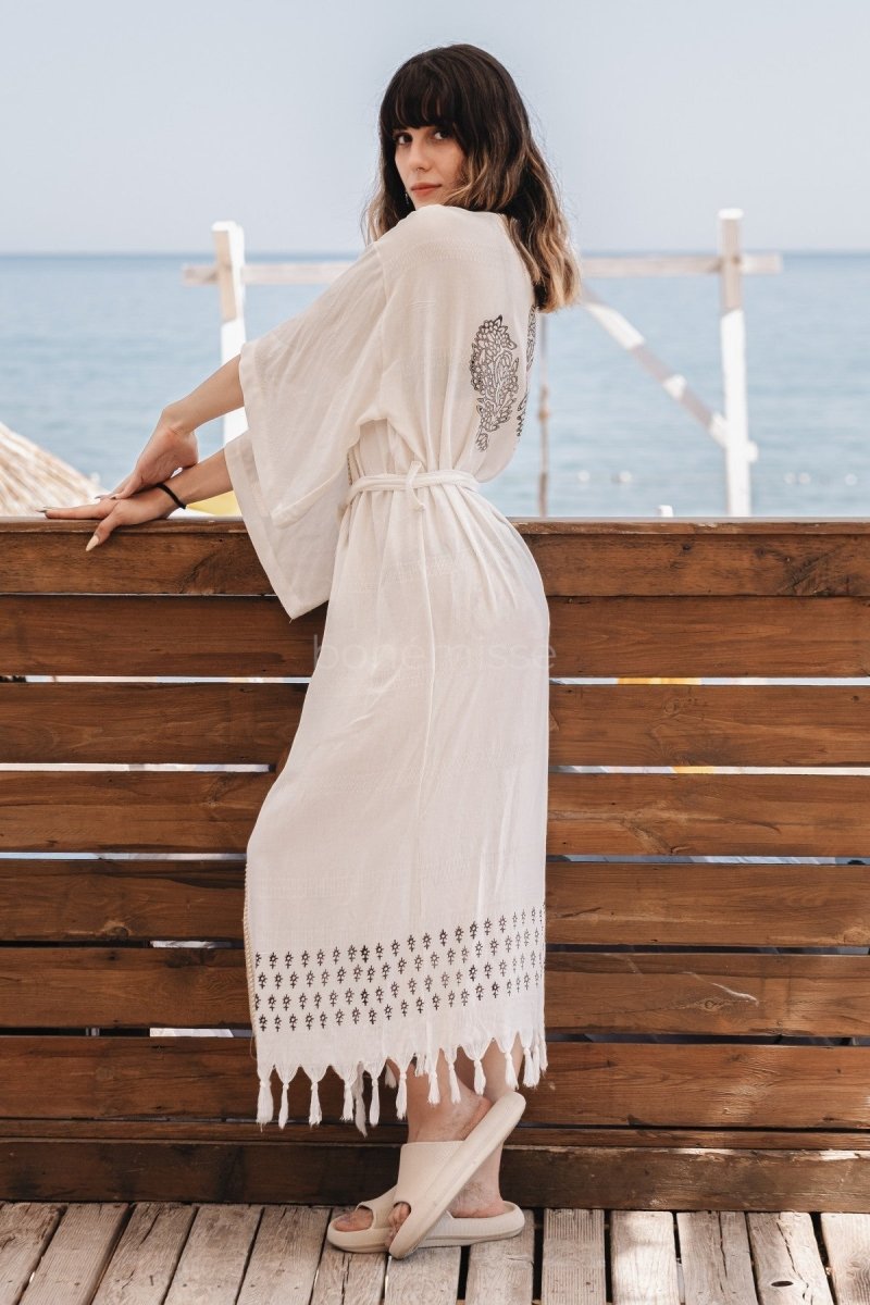 Flower Dream Beach Boho Kimono - ##option2KimonoS - MFlower Dream Beach Boho Kimonobohémisse