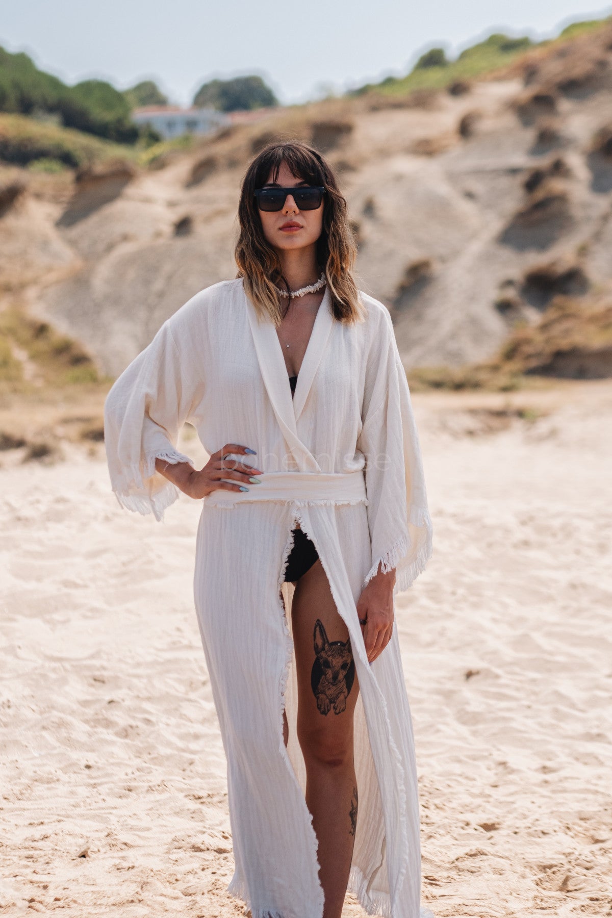 Nature's Stitch Boho Kimono