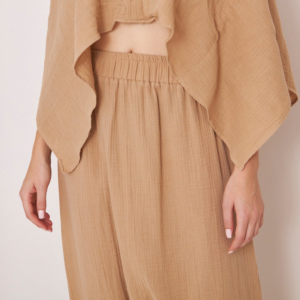 Ethnic Harmony Harem Pants in Brown - ##option2Boho Harem PantsXSEthnic Harmony Harem Pants in Brownbohémisse
