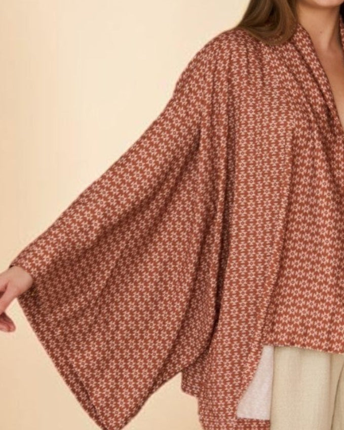 Sienna Kimono – Long Organic Cotton Belmando Kimono Robe