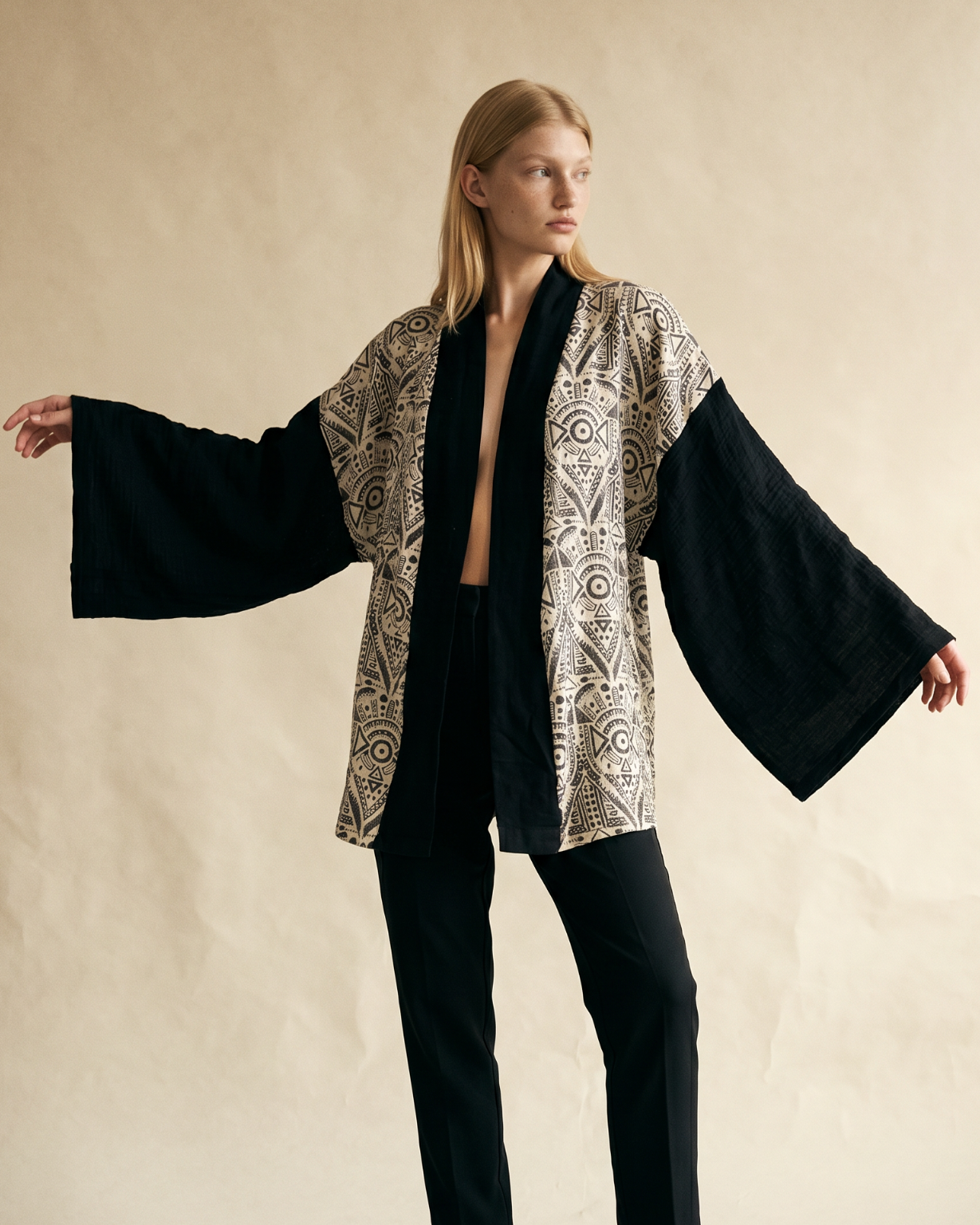 Vela Kimono – Organic Cotton Short Kimono Cover-Up