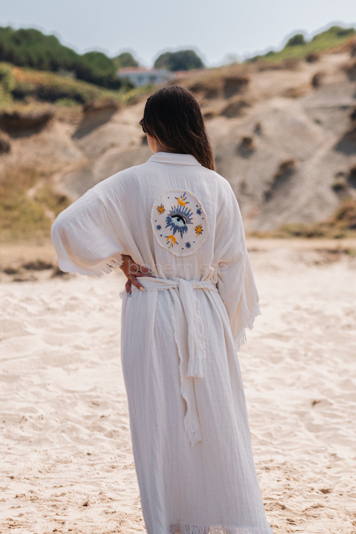 Nature's Stitch Boho Kimono