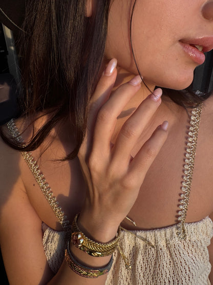 The Noctelle Rose Trio - Hand-Knotted Bracelet Set