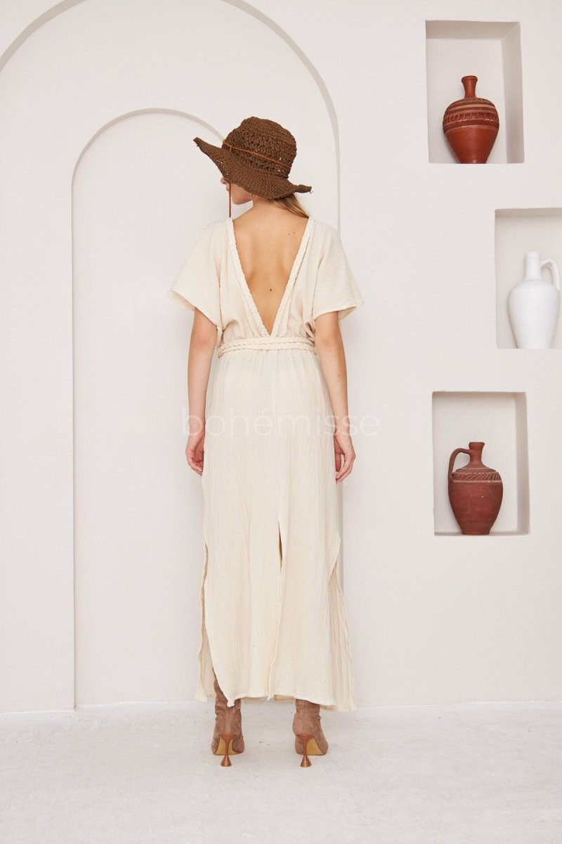 Aura Boho Maxi Dress with Braids Aura Boho Maxi Dress with Braids