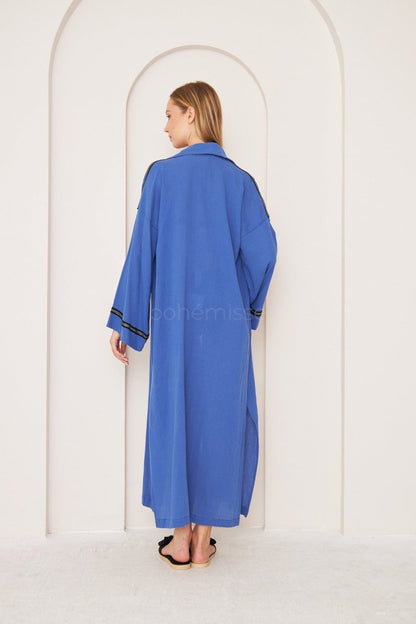 Azure Boho Blue Boho Kimono - ##option2KimonoS - MAzure Boho Blue Boho Kimonobohémisse