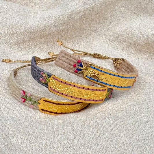 Elara Handwoven Macramé Bracelet