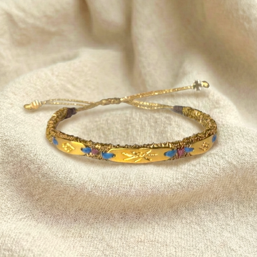 Celeste Hand-Knotted Macramé Bracelet