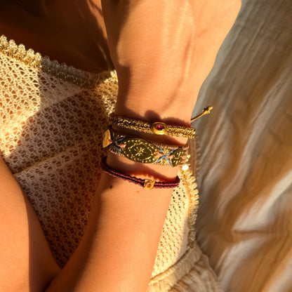 The Solaris Trio – Hand-Knotted Bracelet Set