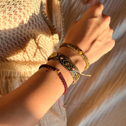 The Solaris Trio – Hand-Knotted Bracelet Set