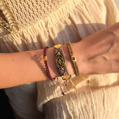 The Solaris Trio – Hand-Knotted Bracelet Set