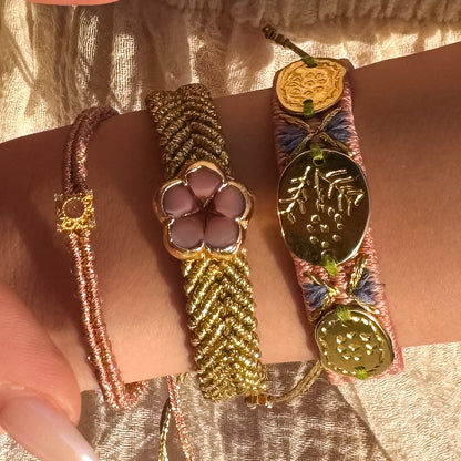 The Luma Bloom Trio - Hand-Knotted Bracelet Set