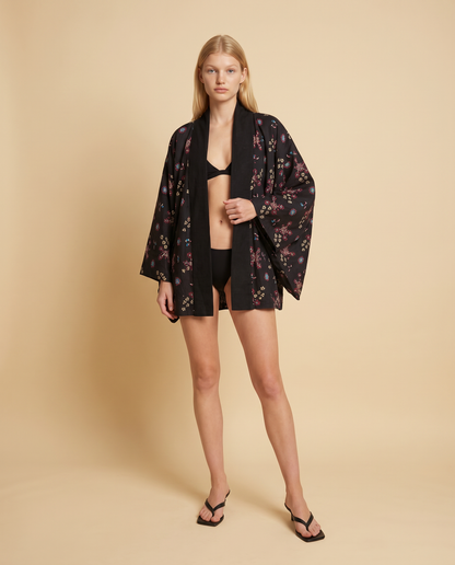 Coralia Kimono – Organic Cotton Beach Cover-Up
