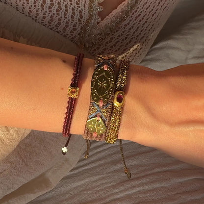 The Solaris Trio – Hand-Knotted Bracelet Set