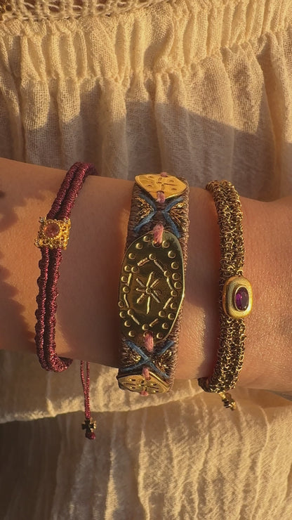 The Solaris Trio – Hand-Knotted Bracelet Set