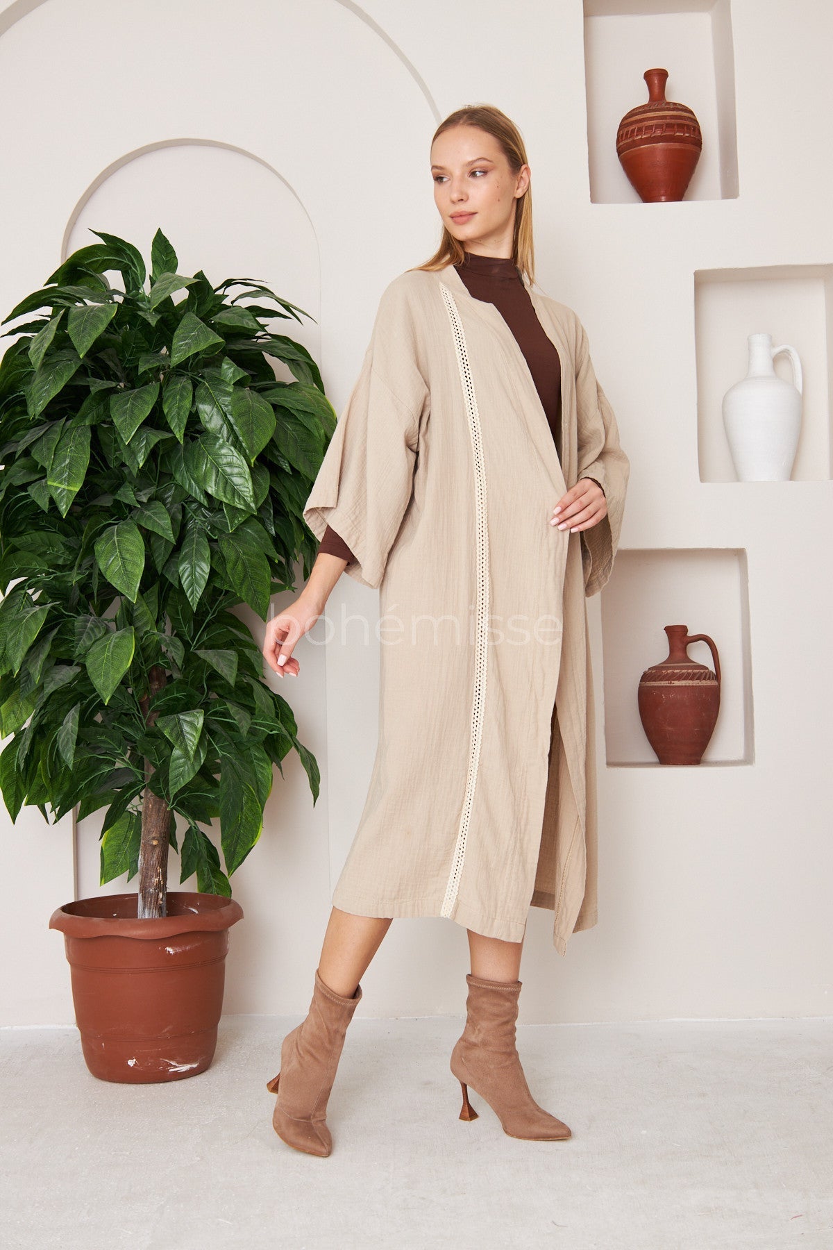 Natural Whisper Bohem Kimono