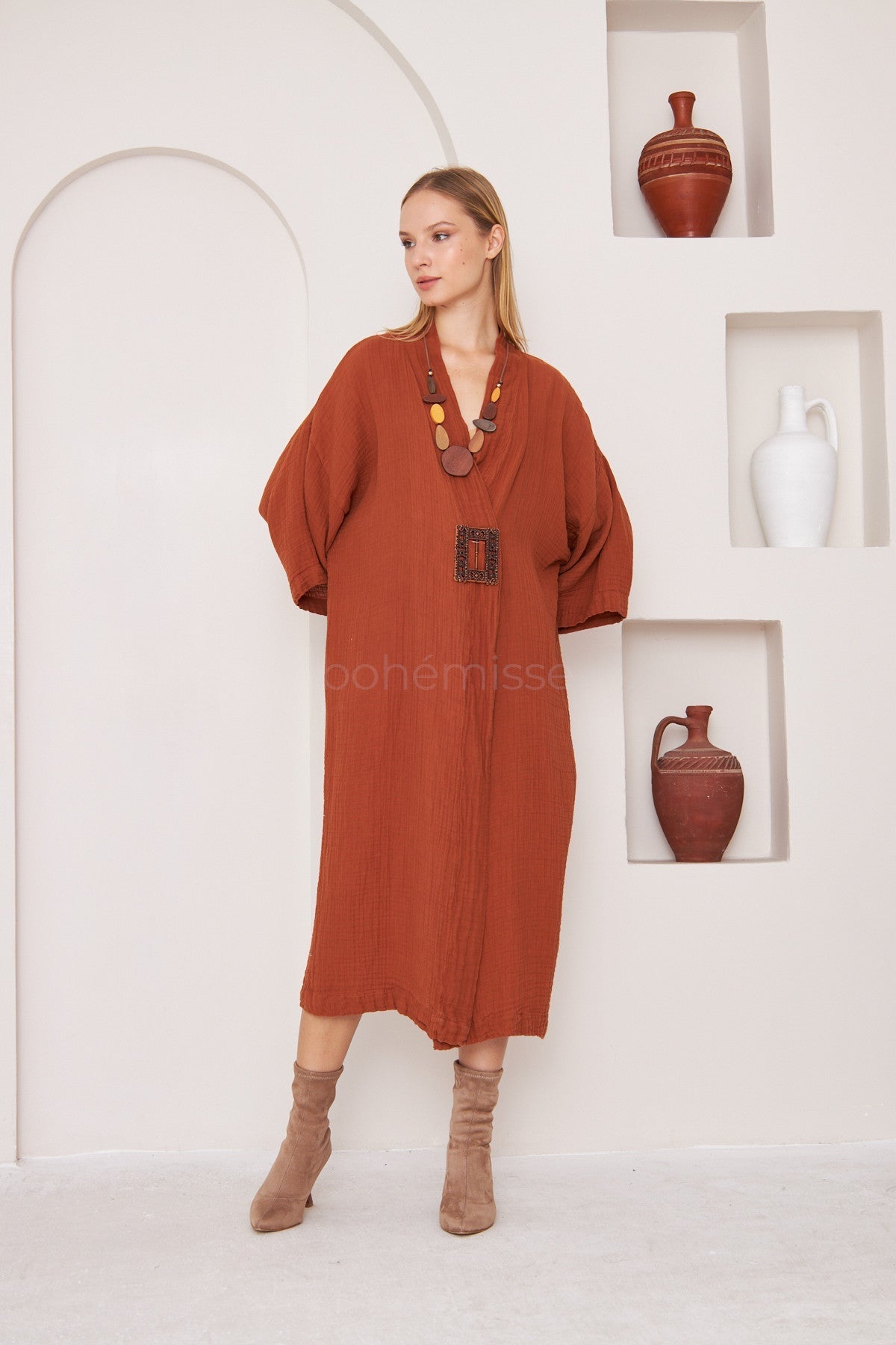 Rustic Rouge Bohem Kimono