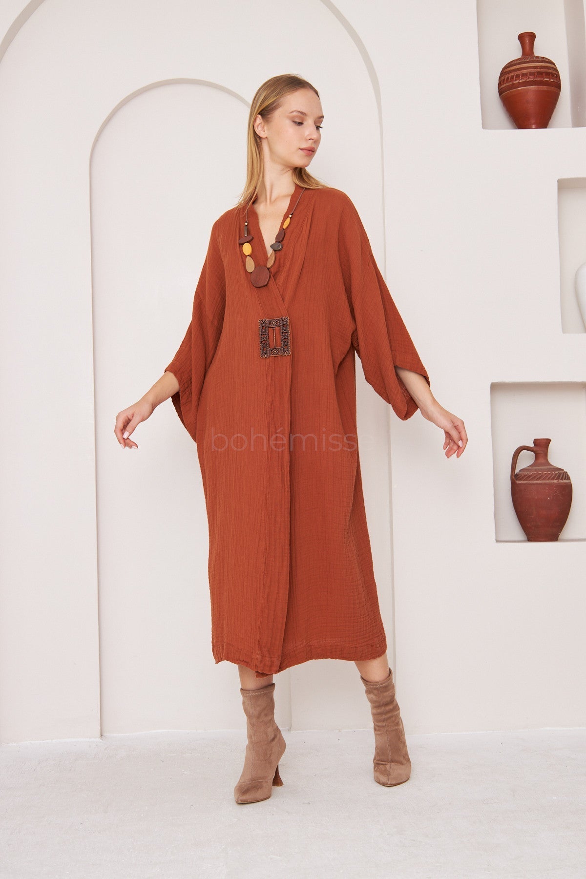 Rustic Rouge Bohem Kimono