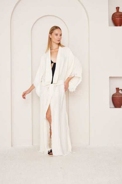 Soft Silhouette Bohem Kimono